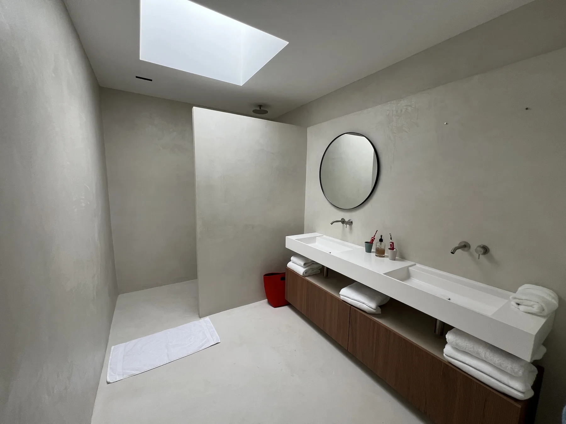 Variante double vasque salle de bain sur mesure